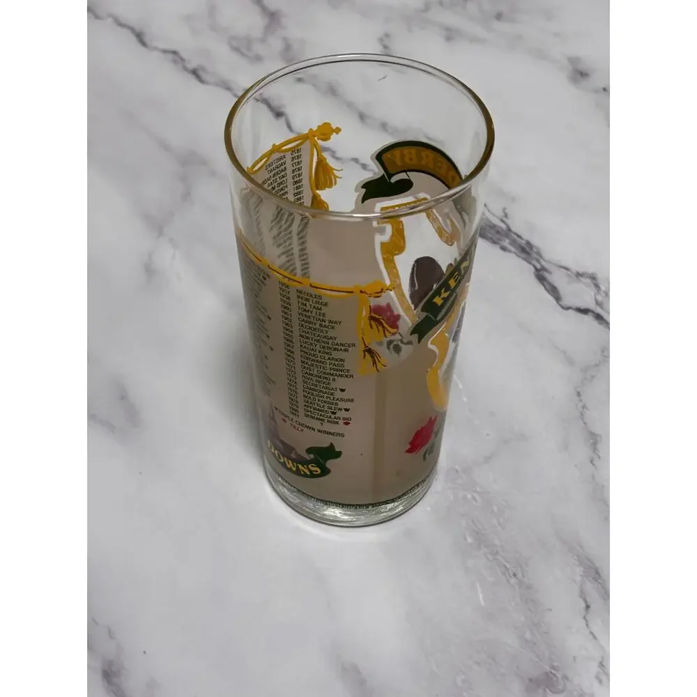 1981 Kentucky Derby Official 107 Churchill Downs Vintage Julep Glass Louisville